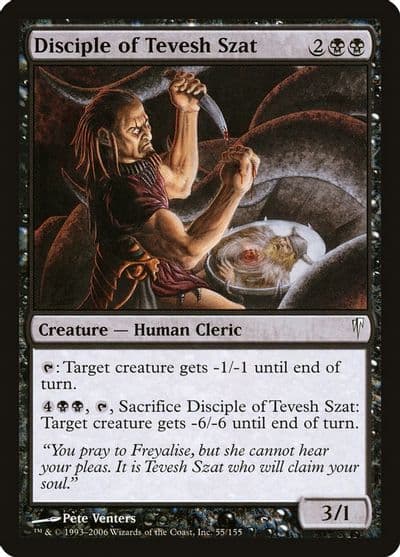 Disciple of Tevesh Szat Coldsnap Magic card