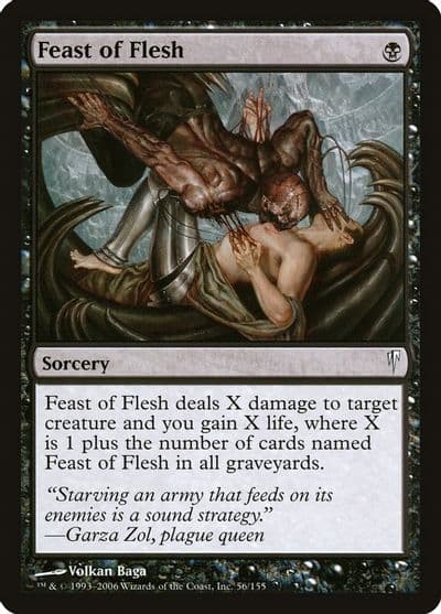 Feast of Flesh Coldsnap Magic card