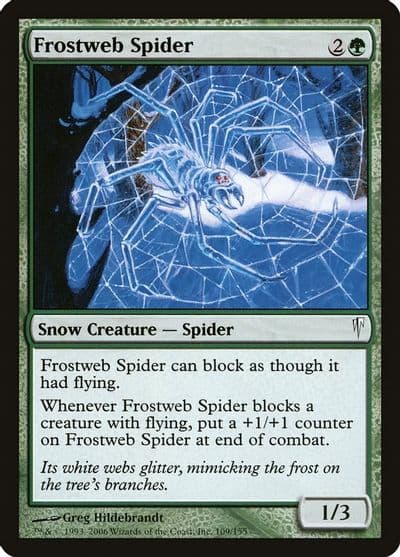 Frostweb Spider Coldsnap Magic card