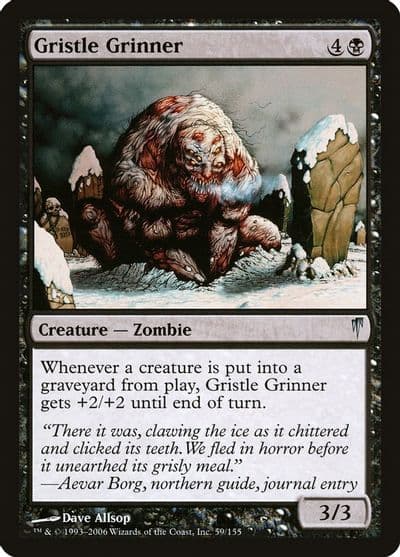 Gristle Grinner Coldsnap Magic card