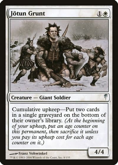 Jotun Grunt Coldsnap Magic card