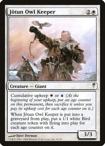 Jotun Owl Keeper Coldsnap Magic card