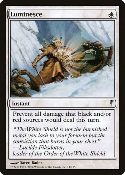 Luminesce Coldsnap Magic card
