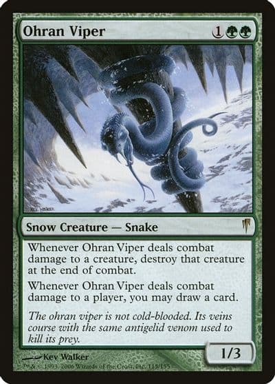 Ohran Viper Coldsnap Magic card