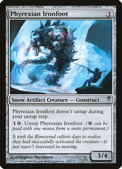 Phyrexian Ironfoot Coldsnap Magic card