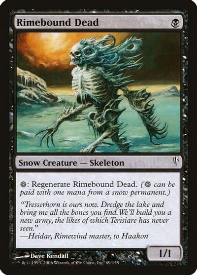 Rimebound Dead Coldsnap Magic card