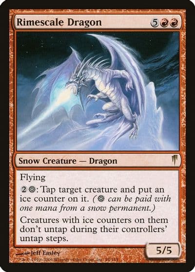 Rimescale Dragon Coldsnap Magic card