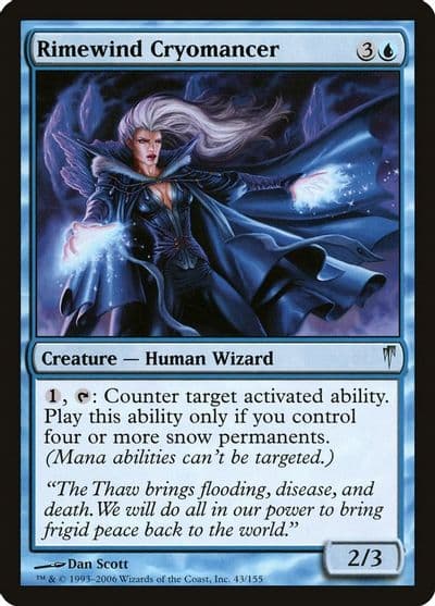 Rimewind Cryomancer Coldsnap Magic card