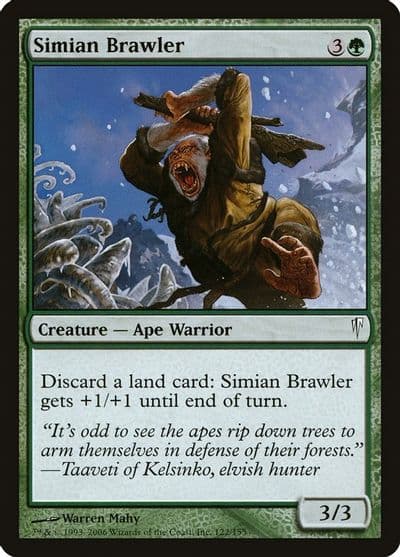 Simian Brawler Coldsnap Magic card