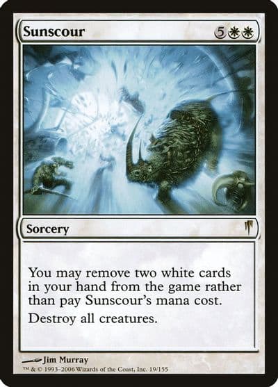Sunscour Coldsnap Magic card