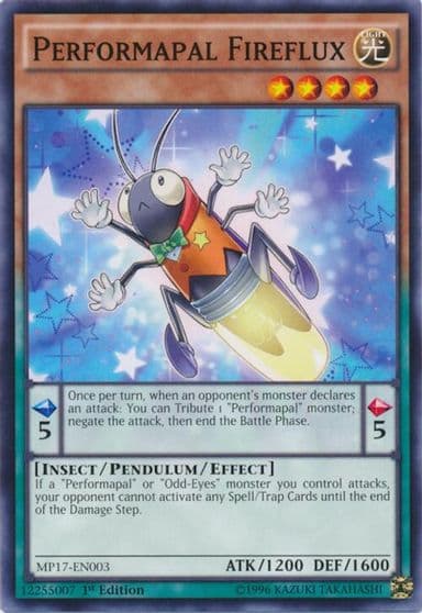 Performapal Fireflux 2017 Mega-Tins Mega Pack Yu-Gi-Oh! card