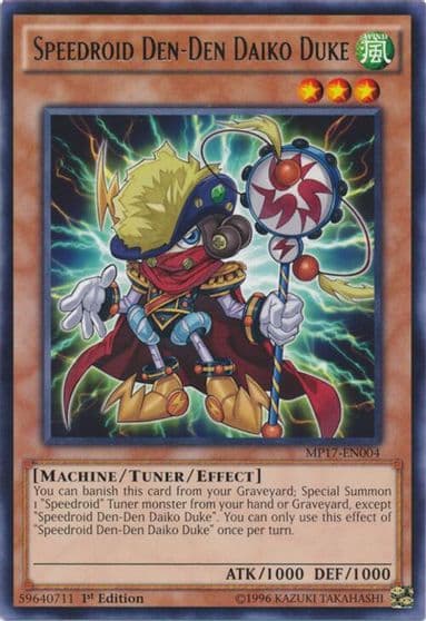Speedroid Den Den Daiko Duke 2017 Mega-Tins Mega Pack Yu-Gi-Oh! card