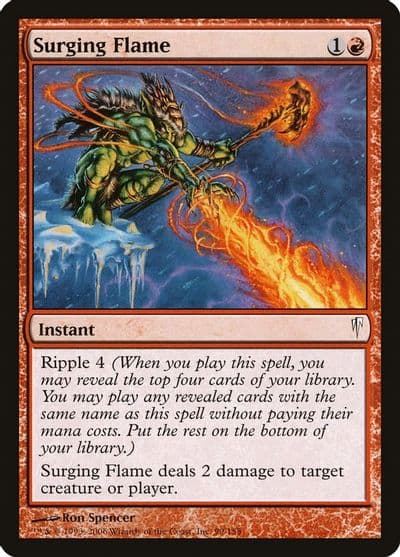 Surging Flame Coldsnap Magic card