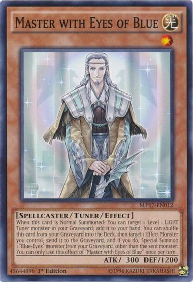 Master with Eyes of Blue 2017 Mega-Tins Mega Pack Yu-Gi-Oh! card