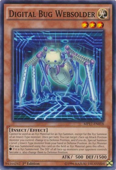 Digital Bug Websolder 2017 Mega-Tins Mega Pack Yu-Gi-Oh! card