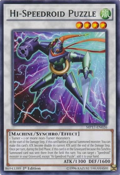 Hi Speedroid Puzzle 2017 Mega-Tins Mega Pack Yu-Gi-Oh! card