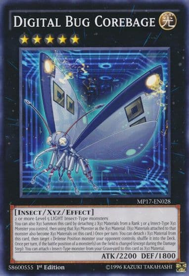 Digital Bug Corebage 2017 Mega-Tins Mega Pack Yu-Gi-Oh! card