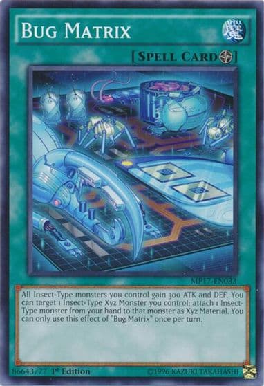 Bug Matrix 2017 Mega-Tins Mega Pack Yu-Gi-Oh! card