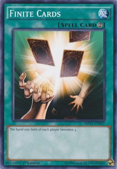 Finite Cards 2017 Mega-Tins Mega Pack Yu-Gi-Oh! card