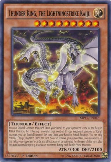 Thunder King the Lightningstrike Kaiju 2017 Mega-Tins Mega Pack Yu-Gi-Oh! card