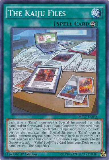 The Kaiju Files 2017 Mega-Tins Mega Pack Yu-Gi-Oh! card