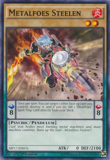Metalfoes Steelen 2017 Mega-Tins Mega Pack Yu-Gi-Oh! card