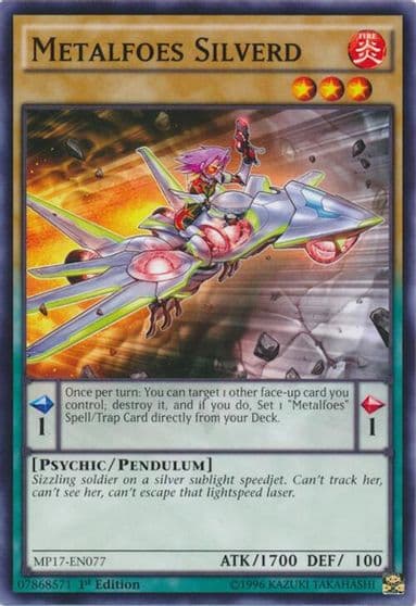 Metalfoes Silverd 2017 Mega-Tins Mega Pack Yu-Gi-Oh! card