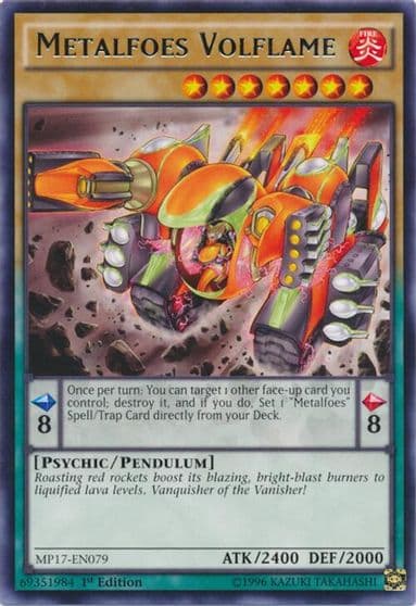 Metalfoes Volflame 2017 Mega-Tins Mega Pack Yu-Gi-Oh! card