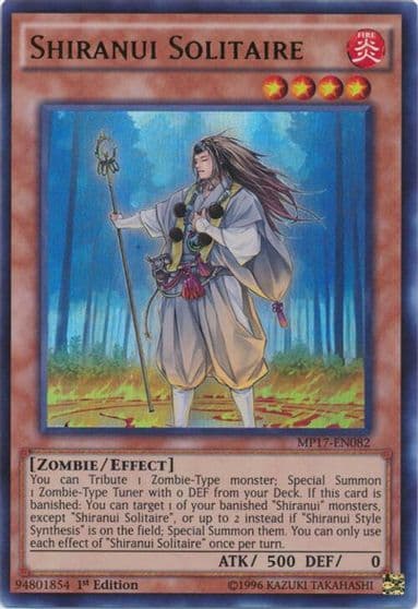 Shiranui Solitaire 2017 Mega-Tins Mega Pack Yu-Gi-Oh! card