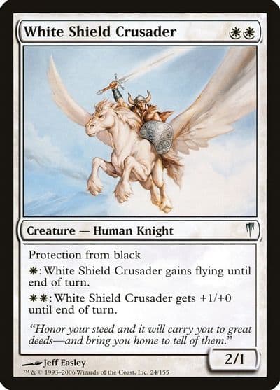 White Shield Crusader Coldsnap Magic card