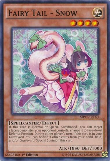 Fairy Tail Snow 2017 Mega-Tins Mega Pack Yu-Gi-Oh! card