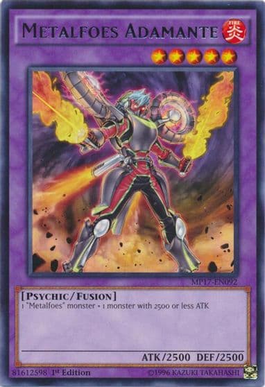 Metalfoes Adamante 2017 Mega-Tins Mega Pack Yu-Gi-Oh! card