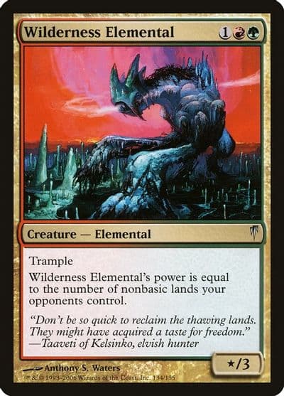 Wilderness Elemental Coldsnap Magic card