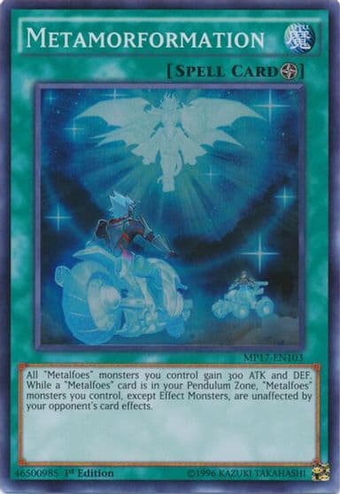 Metamorformation 2017 Mega-Tins Mega Pack Yu-Gi-Oh! card