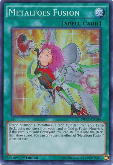 Metalfoes Fusion 2017 Mega-Tins Mega Pack Yu-Gi-Oh! card