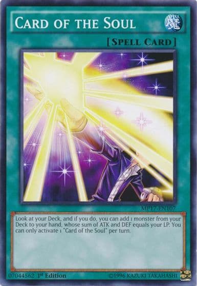 Card of the Soul 2017 Mega-Tins Mega Pack Yu-Gi-Oh! card