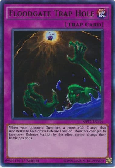 Floodgate Trap Hole 2017 Mega-Tins Mega Pack Yu-Gi-Oh! card