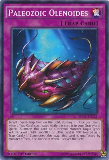 Paleozoic Olenoides 2017 Mega-Tins Mega Pack Yu-Gi-Oh! card