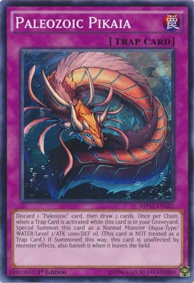 Paleozoic Pikaia 2017 Mega-Tins Mega Pack Yu-Gi-Oh! card