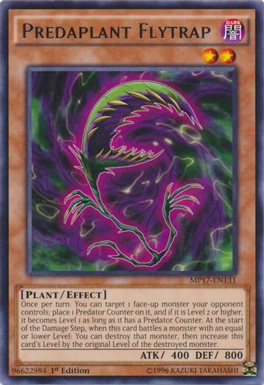 Predaplant Flytrap 2017 Mega-Tins Mega Pack Yu-Gi-Oh! card