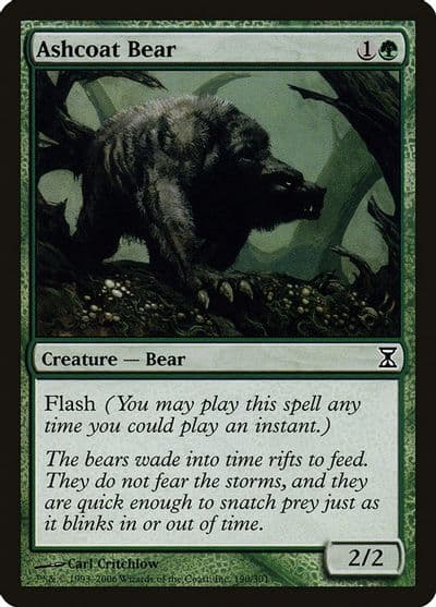Ashcoat Bear Time Spiral Magic card