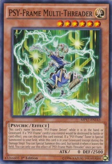 PSY Frame Multi Threader 2017 Mega-Tins Mega Pack Yu-Gi-Oh! card