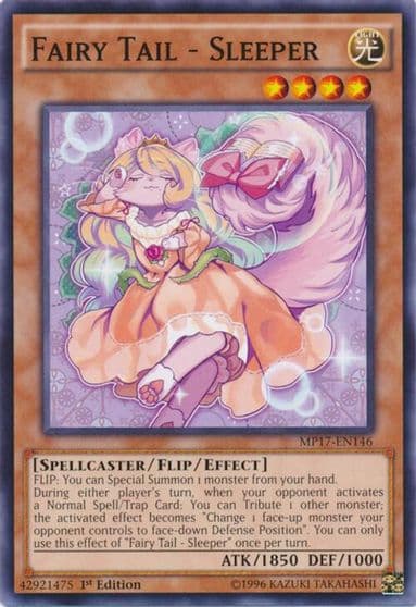 Fairy Tail Sleeper 2017 Mega-Tins Mega Pack Yu-Gi-Oh! card