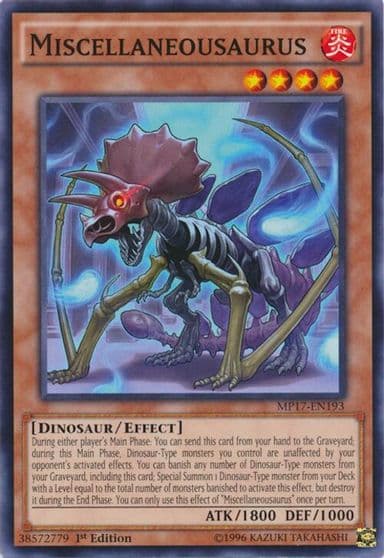 Miscellaneousaurus 2017 Mega-Tins Mega Pack Yu-Gi-Oh! card