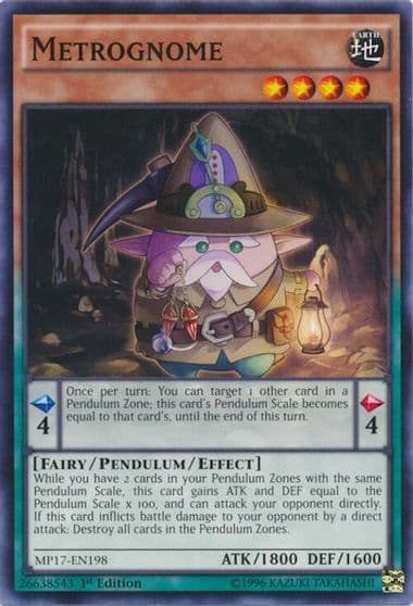 Metrognome 2017 Mega-Tins Mega Pack Yu-Gi-Oh! card