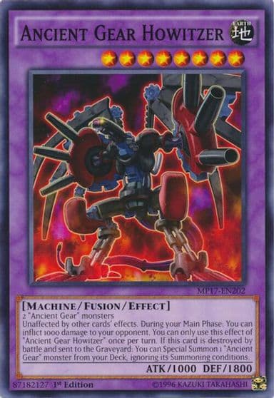 Ancient Gear Howitzer 2017 Mega-Tins Mega Pack Yu-Gi-Oh! card