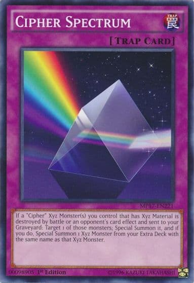 Cipher Spectrum 2017 Mega-Tins Mega Pack Yu-Gi-Oh! card