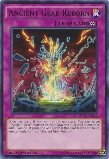 Ancient Gear Reborn 2017 Mega-Tins Mega Pack Yu-Gi-Oh! card