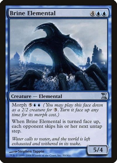 Brine Elemental Time Spiral Magic card