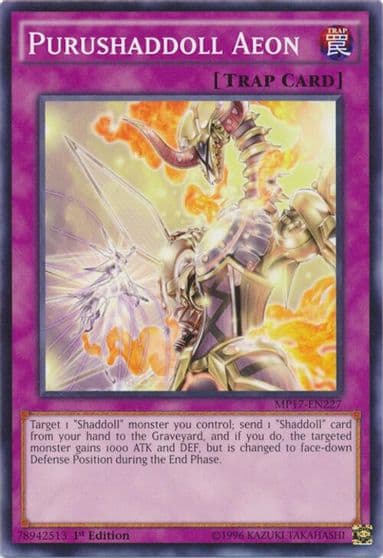 Purushaddoll Aeon 2017 Mega-Tins Mega Pack Yu-Gi-Oh! card